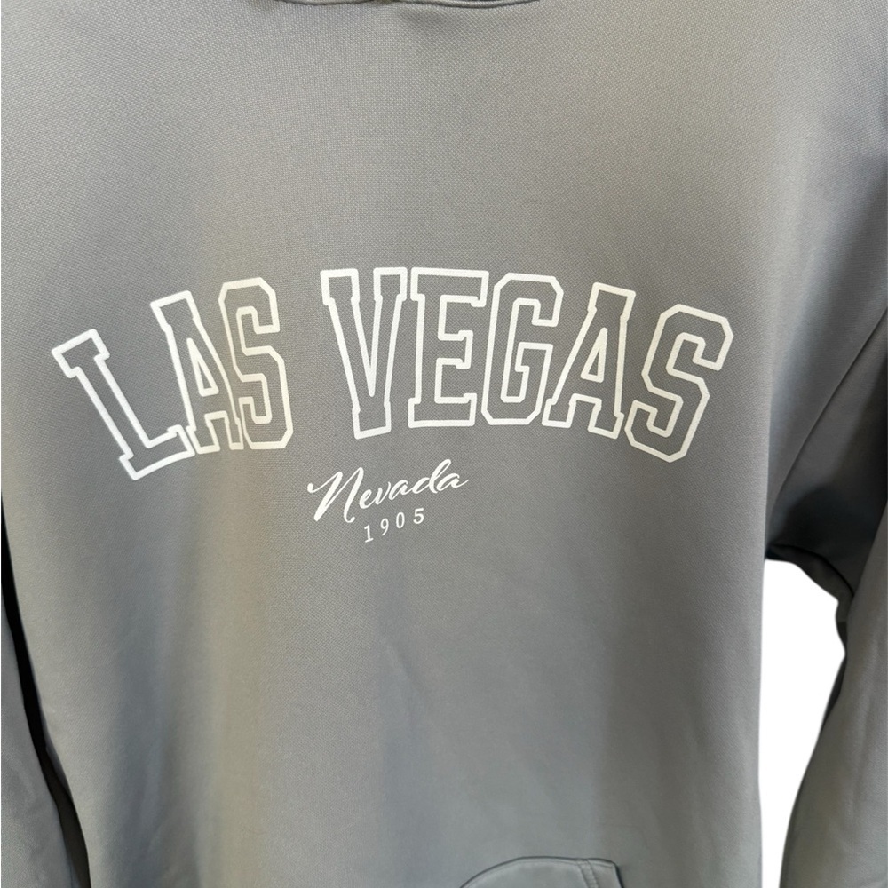 Las Vegas Arch Logo Hooded Sweatshirt - Light Gray - Picture 2 of 4